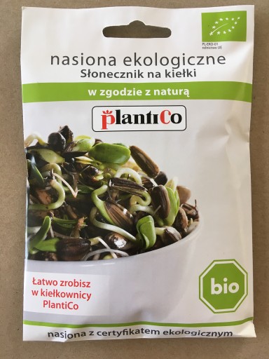 BIO slnečnicové semienka na klíčky 40g