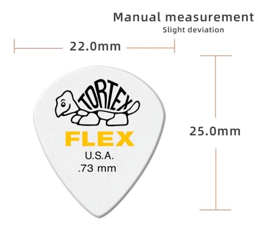 Gitarové trsátko Dunlop Tortex Flex Jazz III 0,73 mm