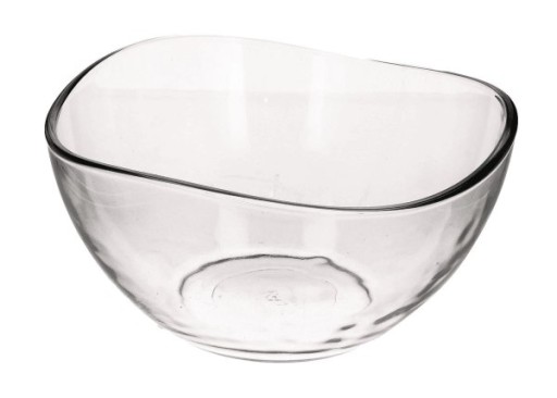 Lav sklenená šalátová misa veľká misa vlna vlna 1500ml 21cm na ovocné šaláty