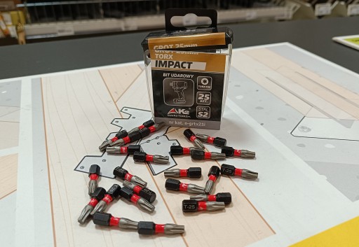 Nárazový hrot bitu pre skrutkovač K2 Impact TX25 TORX T-25 S2 25mm