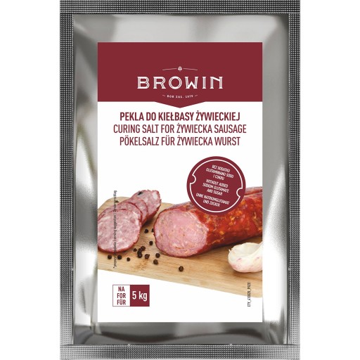 Nakladacia soľ na klobásu Żywiec 115g Browin
