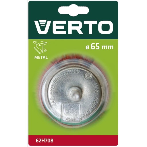 Brúsna predná kefa, JEMNÝ KOV, 65 mm