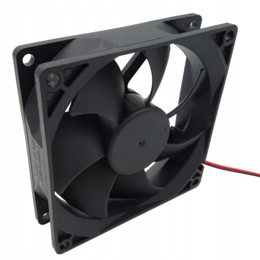 Priemyselný ventilátor 92x92x25mm 12V ventilátor s guľôčkovým ložiskom