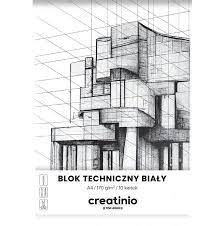 TECHNICKÝ BLOK CEATINIO A4/10K BIELY
