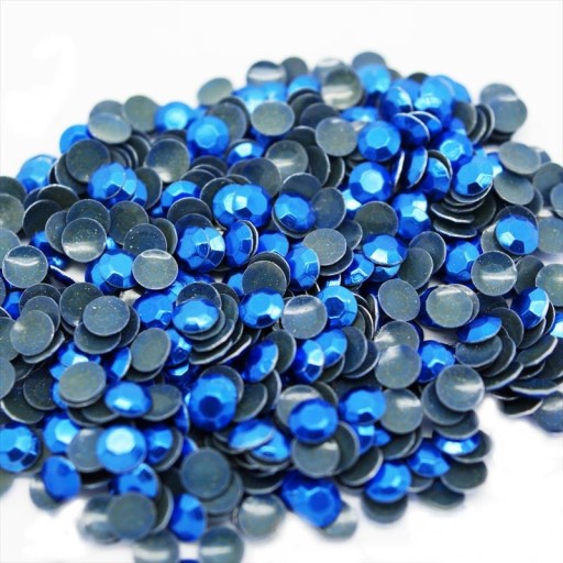 Kovové termo kamienky tmavomodré 5mm 1000