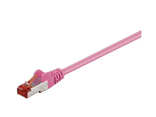RJ45 Cat.6 S/FTP sieťový kábel Fialový 1 m