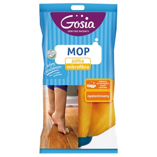MOP Z MIKROVLÁKNA GOSIA ŽLTÉ ŠATY