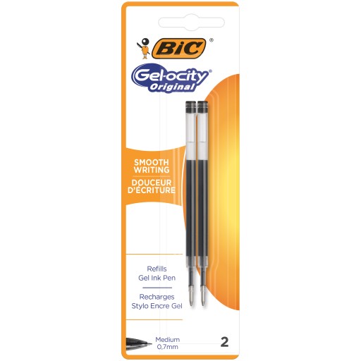 BIC Gel-ocity Original cartridge, čierny blister, 2 ks