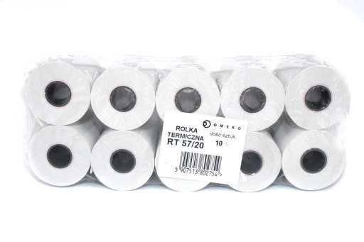 Omeko termorolka do pokladne 57mm/20m 10 ks