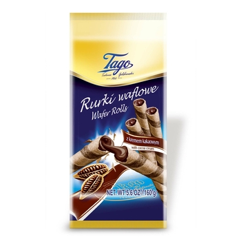 1x 150g TAGO Kakaové trubičky