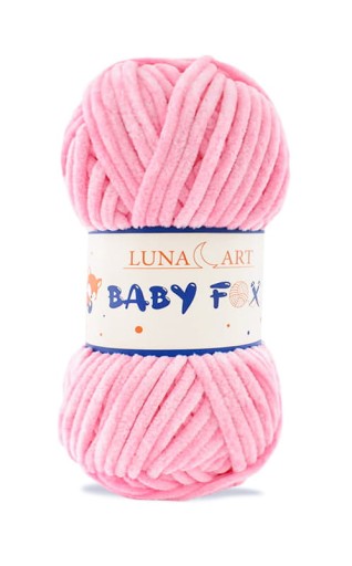 Luna Art BABY FOX priadza 100-05 priemer. Ružová