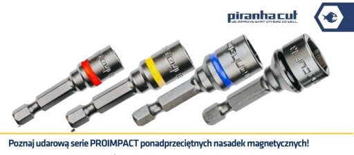 PiranhaCut Magnetická rázová objímka 8mm farmár