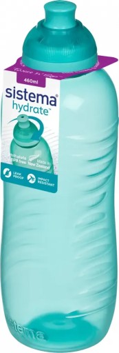 Fľaša Fľaša na vodu 460 ml Squeeze Twist 'n' Sip SISTEMA mix farieb