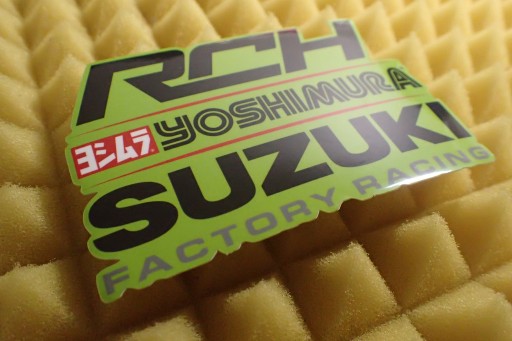RCH YOSHIMURA NÁLEPKA SUZUKI NÁLEPKA 9,6 x 6,7 cm