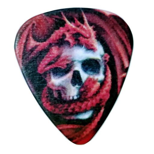 Gitara vyberie 10 KS Efektné lebky! gitarové pierko | Lebka