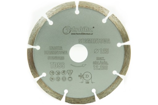 DIAMANTOVÝ DISK na betón, klinker, 115 mm