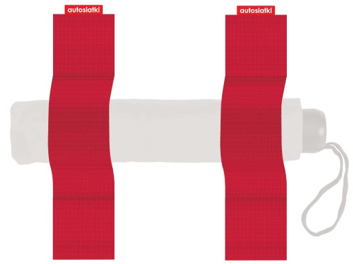 Samo-suchý zips - Držiak na suchý zips do kufra - 20 cm