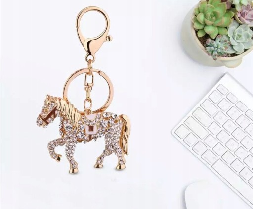KRÚŽOK NA KĽÚČENKU Kôň Kôň Kôň kamienky Keychain