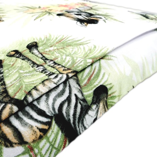 Detská obliečka na vankúš 40x40 cm Zebra Palmové listy