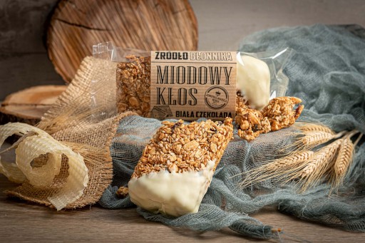HONEY KŁOS tyčinka s bielou čokoládou 80 g brusnice