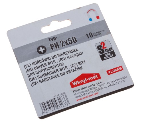 PROFESIONÁLNY BIT Philips PH2x50 SKRUTKA - 1 ks.