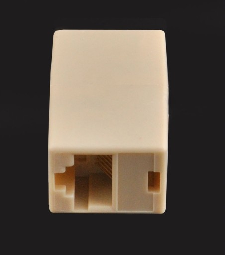 Modulárny adaptér valcového konektora RJ45 8p8c zástrčka