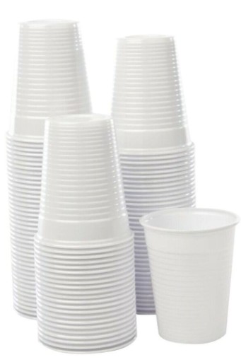 Biele poháre na opakované použitie! Bez poplatku za BDO SUP! 70mm 200ml 100ks.