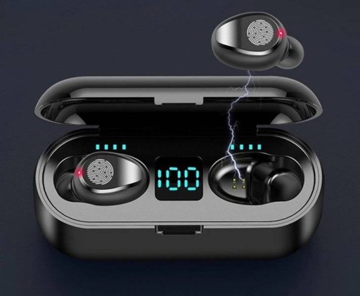 BEZDRÔTOVÉ SLÚCHADLÁ DO UŠÍ POWERBANK