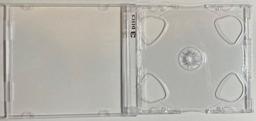 POUZDRO NA ŠPERKY 3xCD na tri disky 3 CD ČIERNE 1 KUS