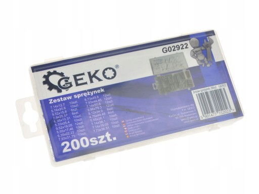 Sada pružín 200 ks. GEKO G02922