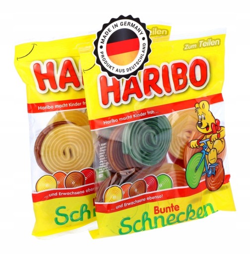 HARIBO Bunte Schnecken Snails ovocné želé 160g