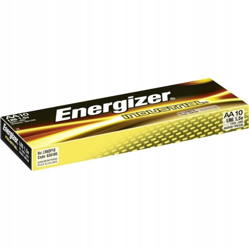 Priemyselná alkalická batéria Energizer 10x AA R6 1,5V
