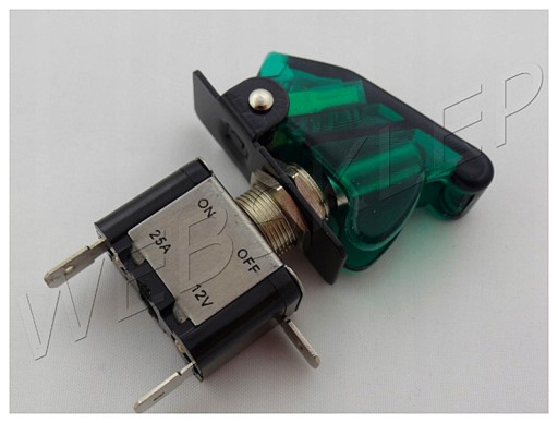 VYPNÚŤ LED Q2L52 LED ZELENÁ HORNÁ pištoľ