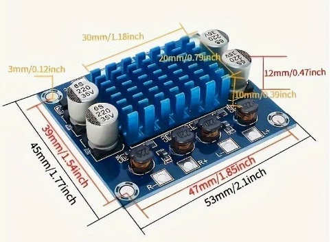 STEREO ZOSILŇOVAČ 2x30W 8-26V TPA3110