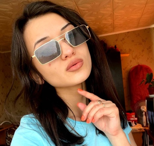 Obdĺžnikové letecké okuliare Gold Women Men Ochrana proti slnečnému žiareniu s UV filtrom