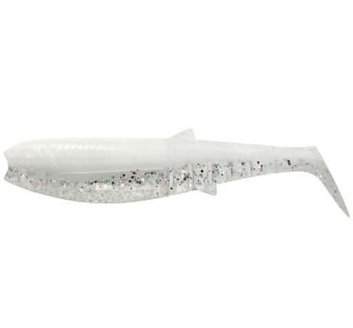 Savage Gear CANNIBAL SHAD 10 cm 9 g WHITE FLASH šťuková guma