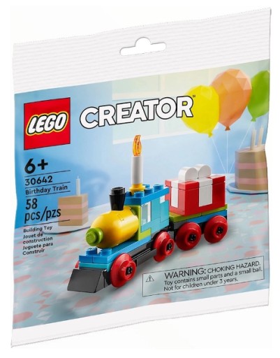 Narodeninový vláčik LEGO Creator 30642 Polybagové vrecko