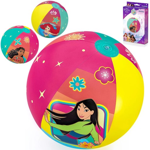 Princezná záhradná nafukovacia plážová lopta 51 cm