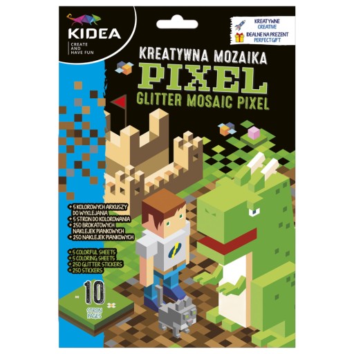 Mozaika pre deti kreatívna omaľovánka MINECRAFT