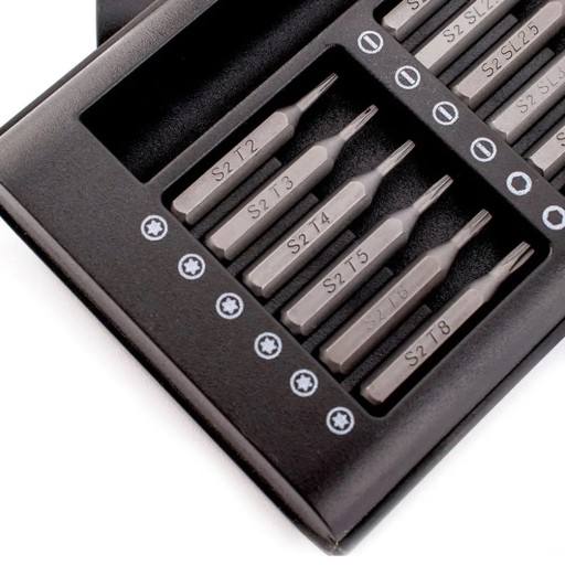 SKRUTKOVAČ SADA PRESNÉHO NÁRADIA SKRUTKOVAČA TORX KOVOVÝ KUFZOR 25 V 1