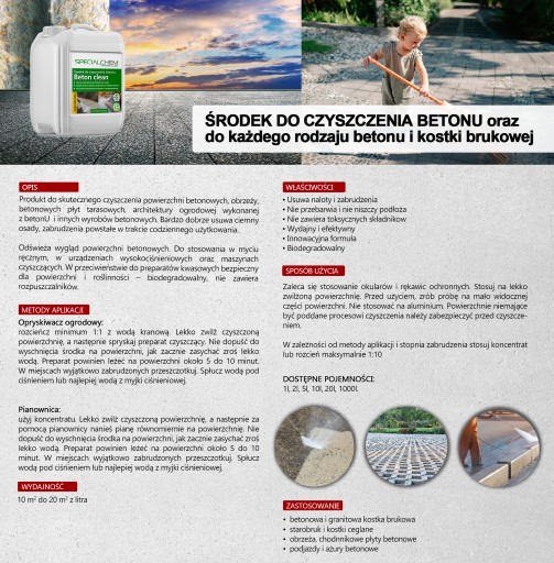SPECIALCHEM čistenie betónu 1L