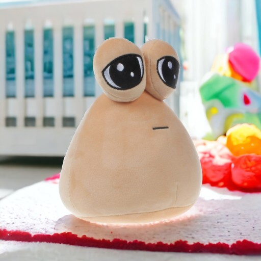POU PLYŠOVÝ MASKOT PLYŠOVÁ PLYŠOVÁ HRAČKA MÔJ MIMOKRETSKÉ ZVIERATKO MÄKKÉ 25 CM