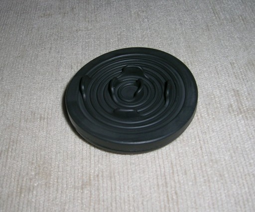 gumový priepust s prepážkou 60/67mm, 1 ks, čierny
