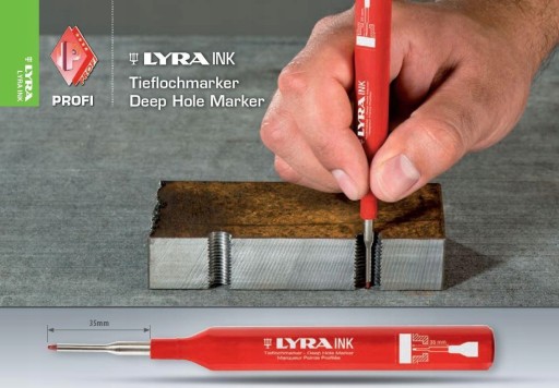 LYRA-INK 480099 čierny popisovač hlbokých dier
