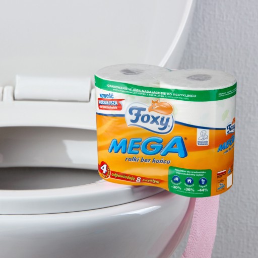 Toaletný papier FOXY MEGA A'4