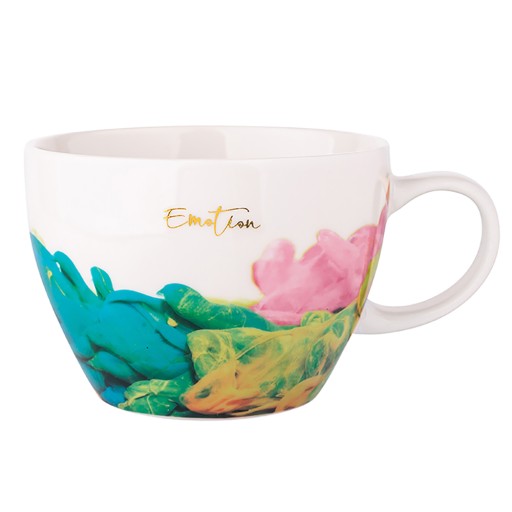 FAREBNÝ hrnček na kávu hrnček porcelánový 300ml