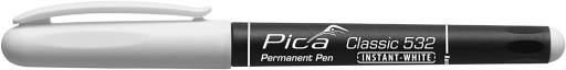 Permanentné biele pero PICA 532, okrúhle 1-2 mm