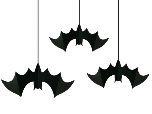 SUPER Závesné dekorácie Halloween Bats 3 ks
