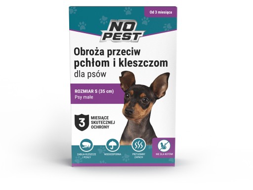 PSA GOLÍK PROTI KLIEŠŤOM, BLACHÁM, PARAZITOM A INÝM ČERVOM BEZ ŠKODCU (35CM)
