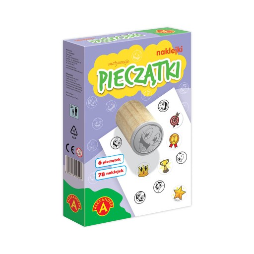 Motivačné pečiatky 6 ks smajlíkov + nálepky